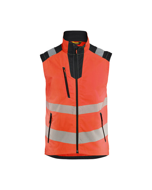 High Vis Weste High Vis Rot/Schwarz