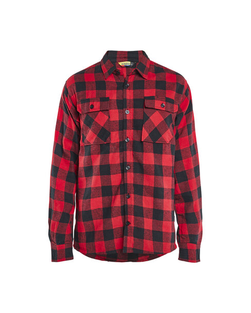 Flanellhemd Rot/Schwarz