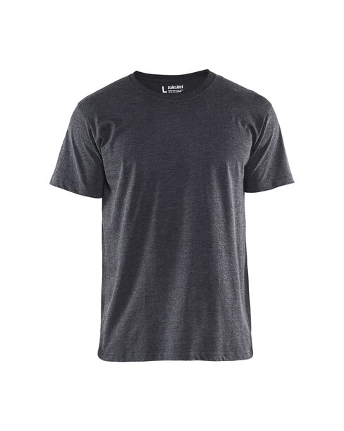 T-Shirt Schwarz Melange