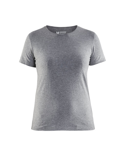 Damen T-Shirt Grau Melange
