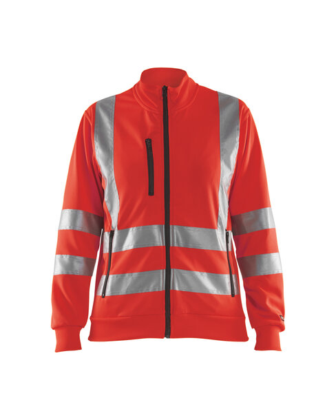 Damen High Vis Sweatshirt High Vis Rot