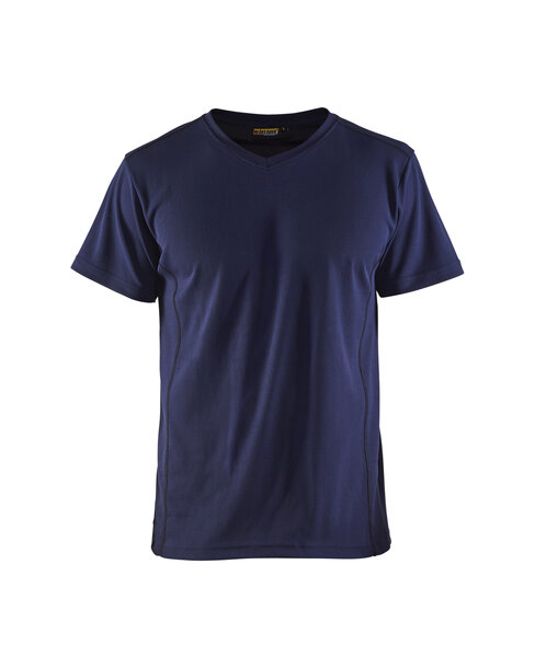 T-Shirt mit UV Schutz Marineblau
