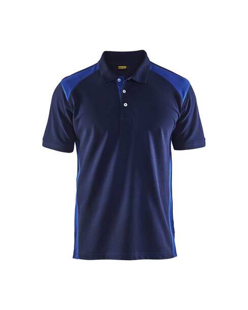 Polo Shirt Marineblau/Kornblau