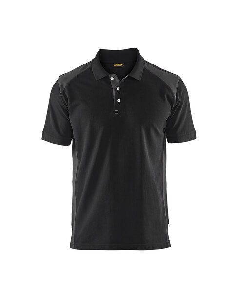 Polo Shirt Schwarz/Dunkelgrau
