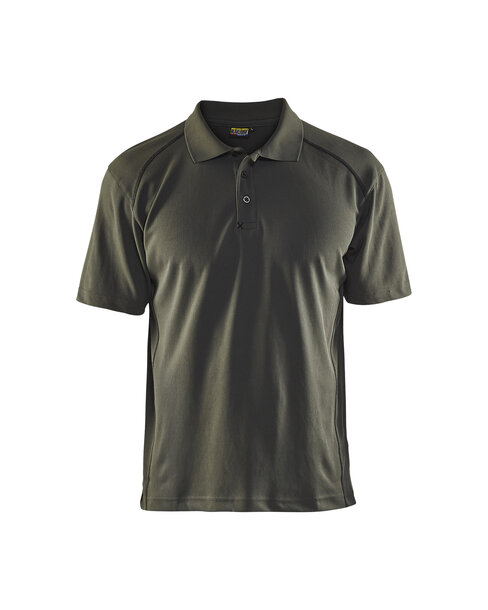 Polo Shirt mit UV Schutz Armygrün