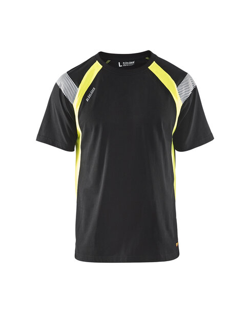T-Shirt Schwarz/Gelb