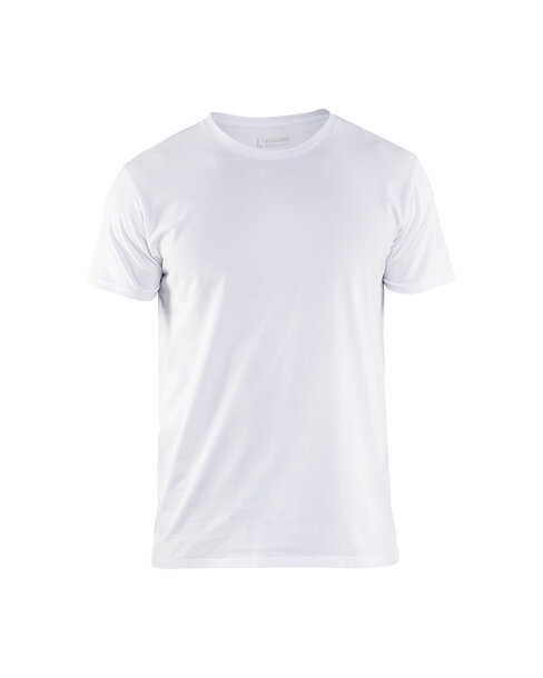 T-Shirt slim fit 2er-Pack Weiß
