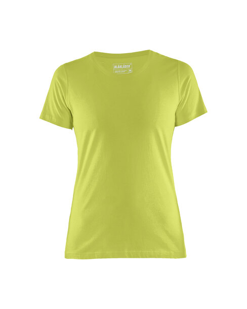 Damen T-Shirt High Vis Gelb