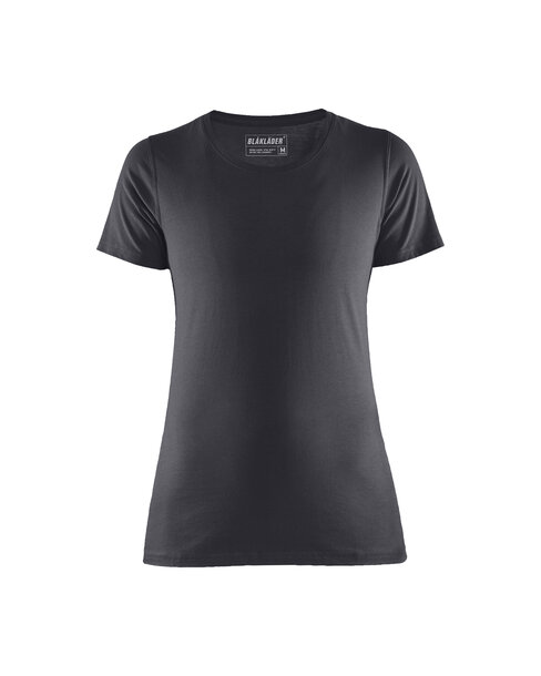 Damen T-Shirt Mittelgrau