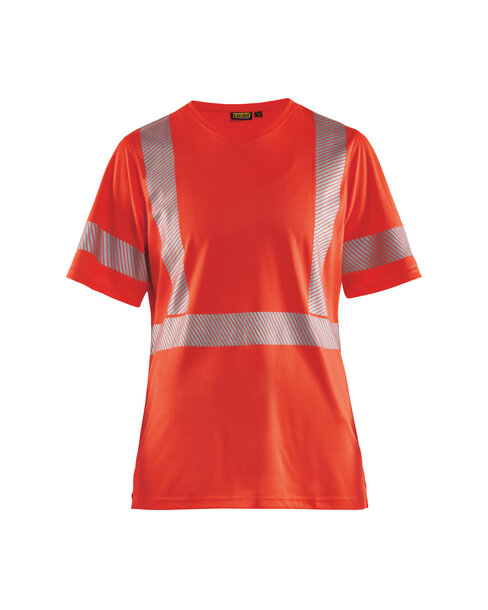 Damen High Vis T-Shirt High Vis Rot