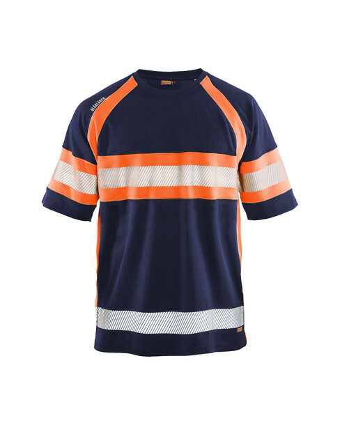 UV T-Shirt High Vis Marineblau/Orange
