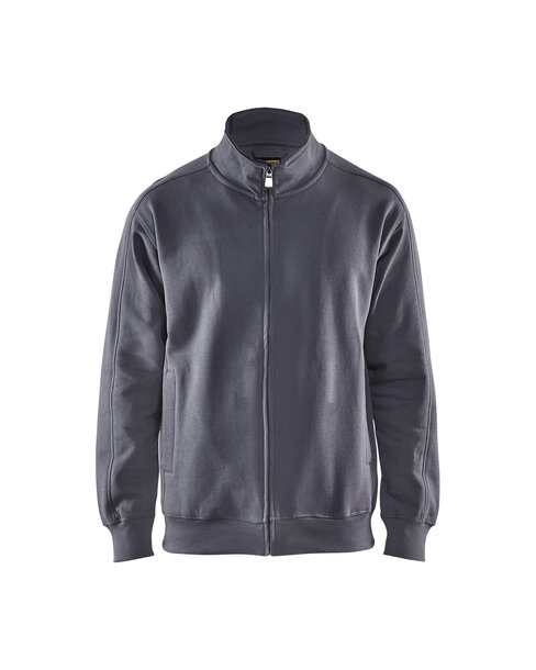 Sweatshirt mit Reißverschluss Grau