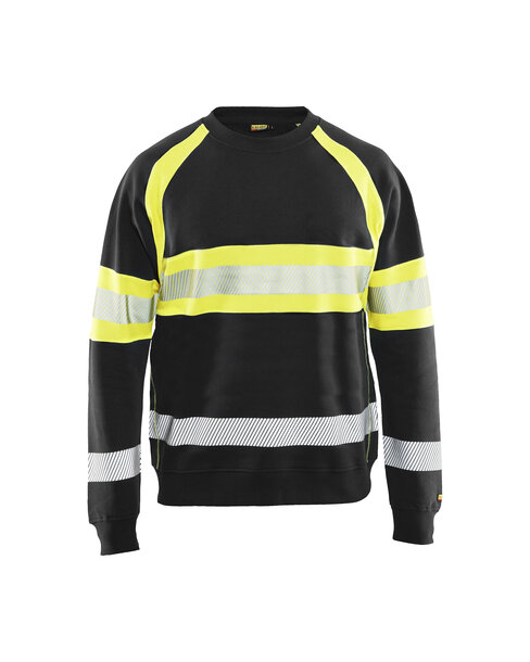 High Vis Sweater Schwarz/Gelb