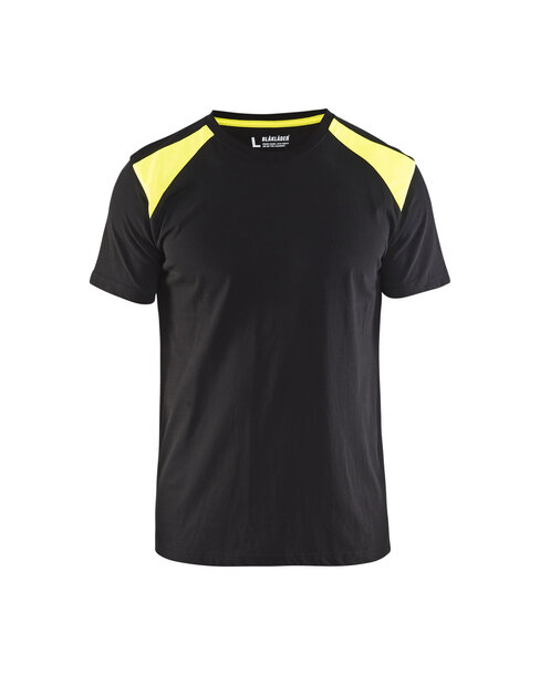 T-Shirt Schwarz/Gelb