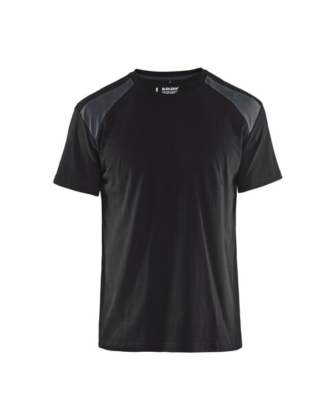 T-Shirt Schwarz/Dunkelgrau
