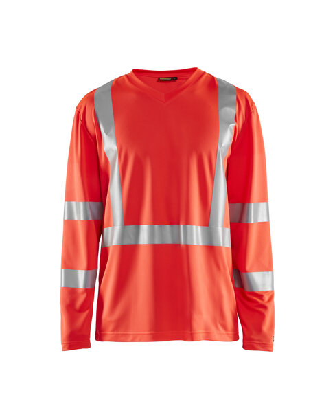 UV Shirt High Vis Langarm High Vis Rot
