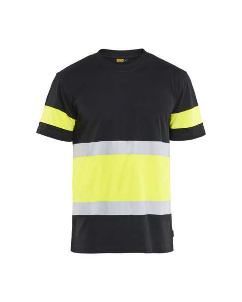 High Vis T-Shirt Schwarz/Gelb