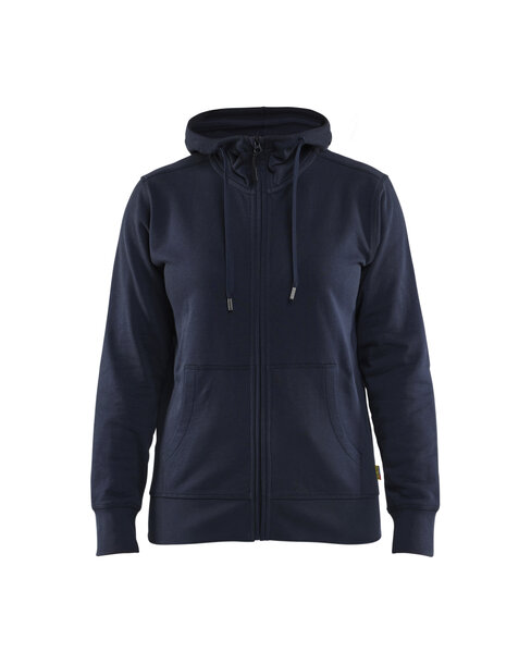 Damen Kapuzenpulli mit ReißverschlussDunkel Marineblau