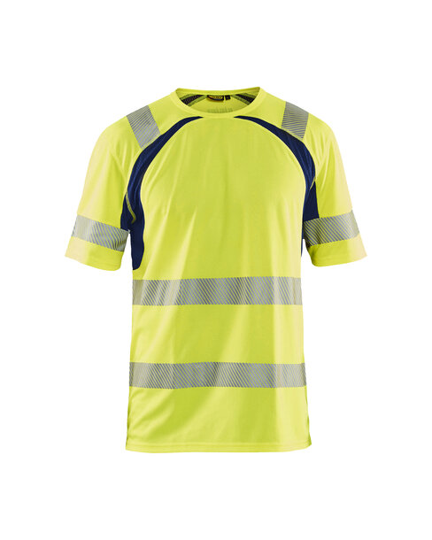 UV T-Shirt High Vis High Vis Gelb/Marineblau