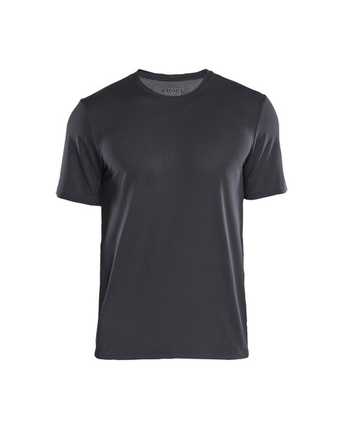 Funktions T-Shirt mit UV-Schutz Mittelgrau