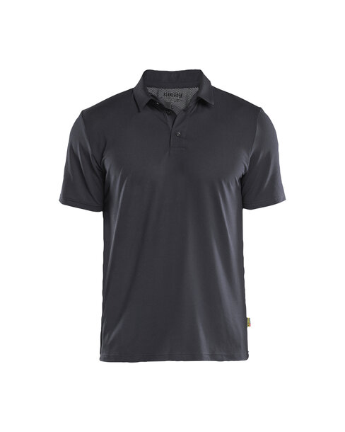 Funktions Poloshirt mit UV-Schutz Mittelgrau