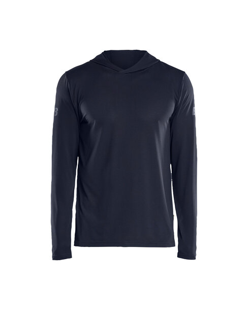 Funktions Hoodie mit UV-Schutz Dunkel Marineblau