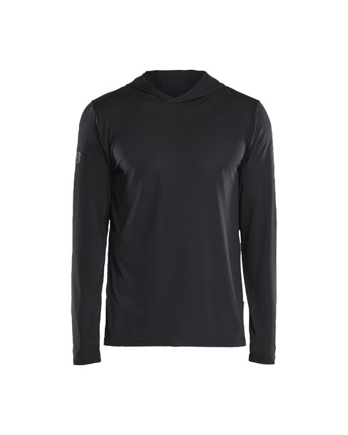 Funktions Hoodie mit UV-Schutz Schwarz