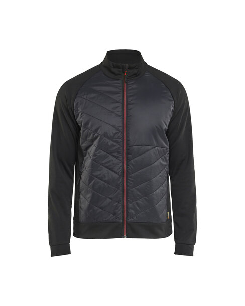 Hybrid Sweater Schwarz/Rot