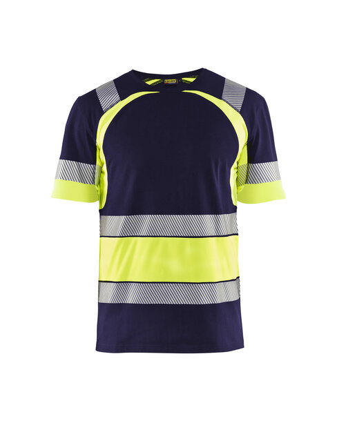 High Vis T-Shirt Marineblau/Gelb