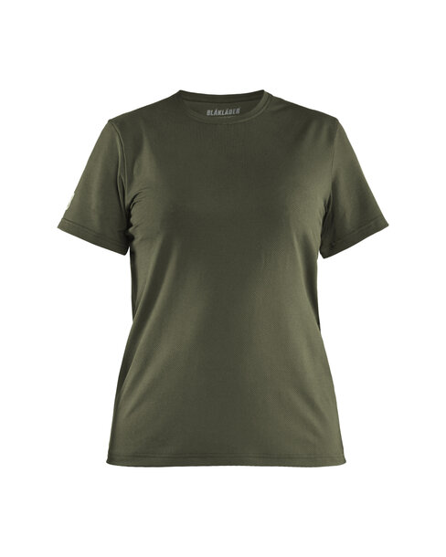 Damen Funktions T-Shirt mit UV-Schutz Waldgrün
