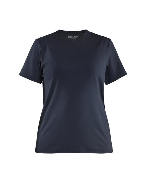 Damen Funktions T-Shirt mit UV-Schutz Dunkel Marineblau