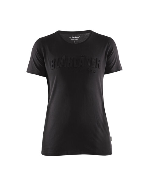 Damen T-Shirt 3D Schwarz
