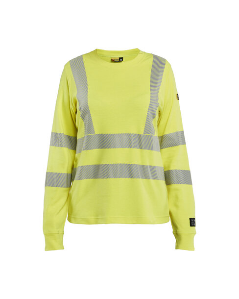 Damen Langarm-Shirt Multinorm High Vis Gelb