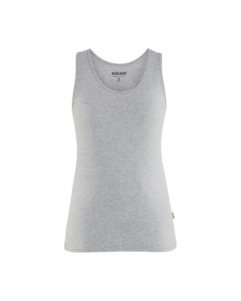 Damen Tank Top Grau Melange