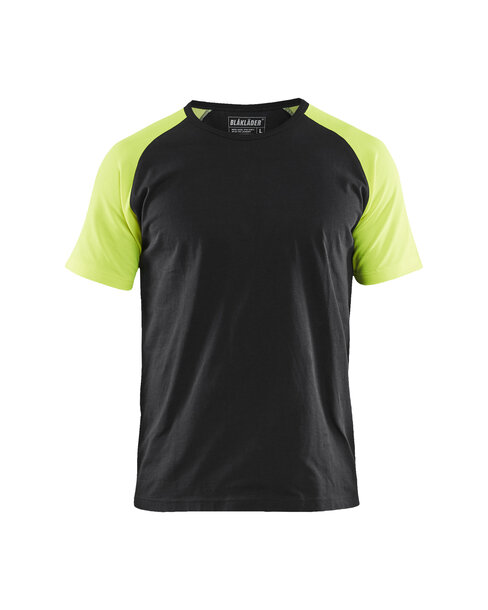 T-Shirt Schwarz/Gelb