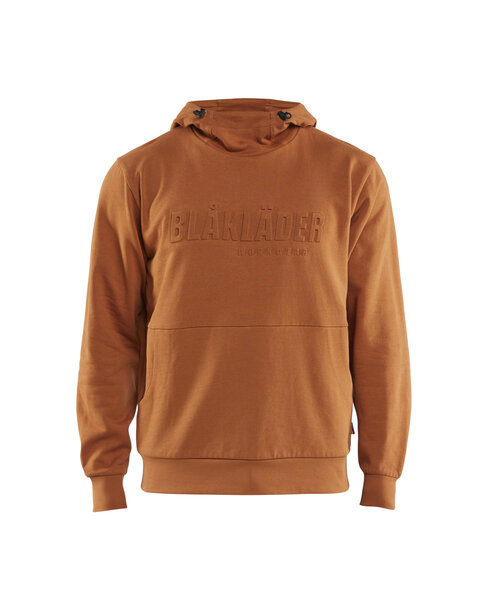 Kapuzensweater 3DRostbraun