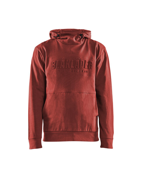 Kapuzensweater 3D Rostrot