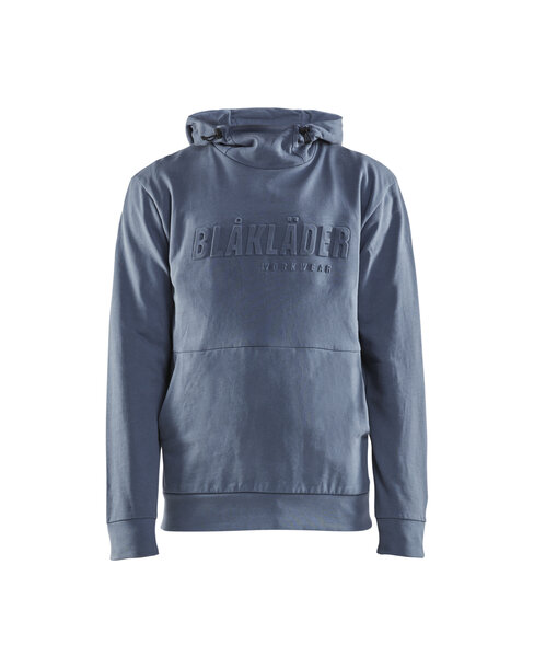 Kapuzensweater 3D Taubenblau