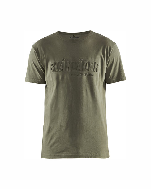T-Shirt 3D Herbstgrün