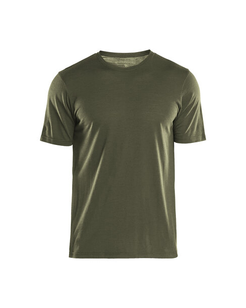 MERINO T-SHIRT Waldgrün