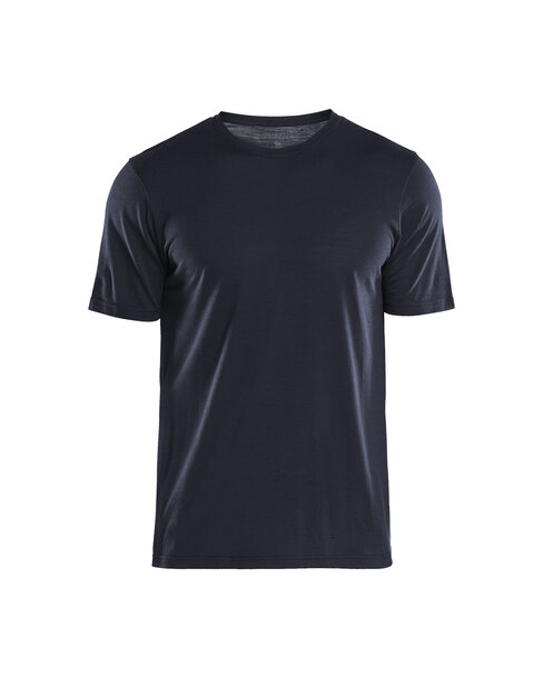 MERINO T-SHIRT Dunkel Marineblau
