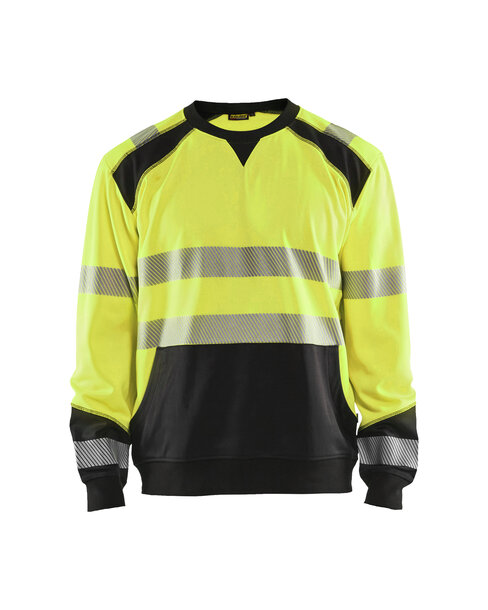 High Vis Sweatshirt High Vis Gelb/Schwarz