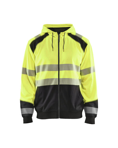 High Vis Kapuzensweater High Vis Gelb/Schwarz