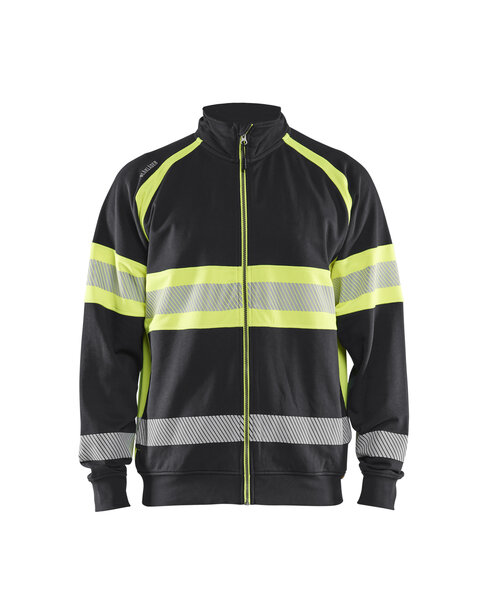 High Vis Sweatjacke Schwarz/Gelb