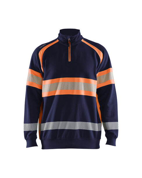 High Vis Sweater Marineblau/Orange