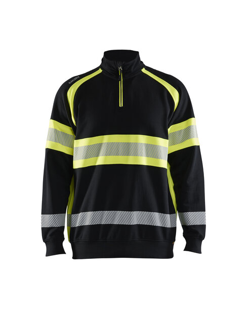 High Vis Sweater Schwarz/Gelb