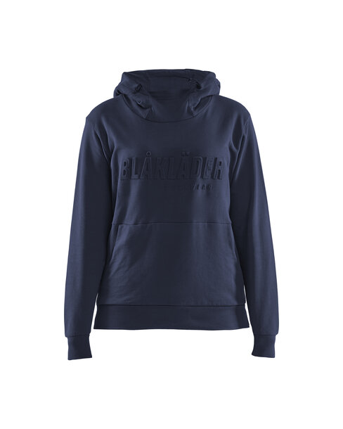 Damen Kapuzensweater 3D Dunkel Marineblau