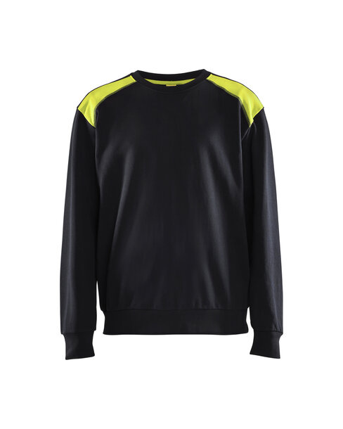 Sweatshirt Schwarz/Gelb