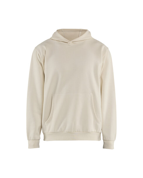 Kapuzenpullover Naturweiß