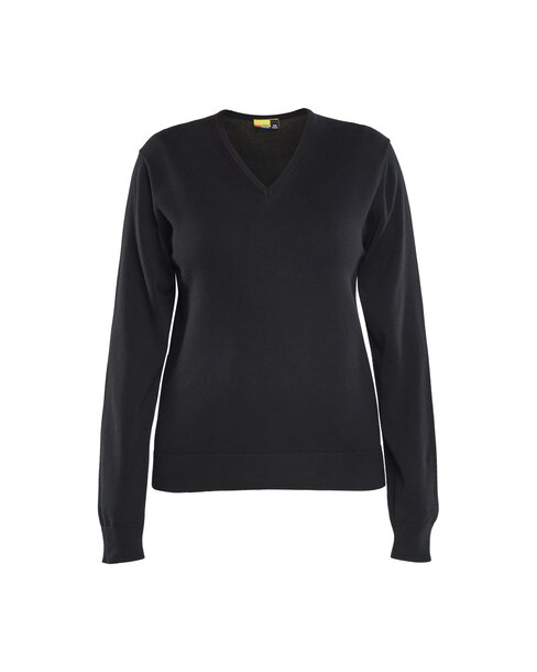 STRICKPULLOVER FÜR DAMEN Schwarz